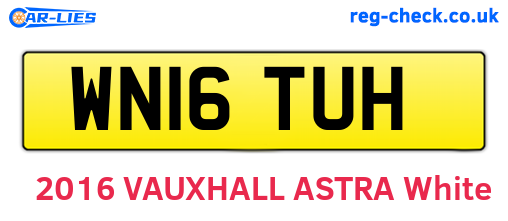 WN16TUH are the vehicle registration plates.