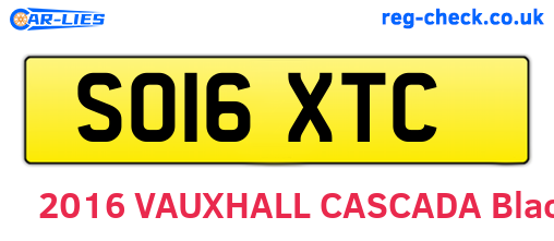 SO16XTC are the vehicle registration plates.