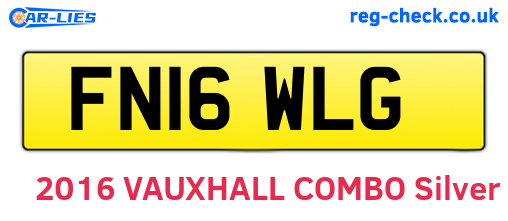 FN16WLG are the vehicle registration plates.