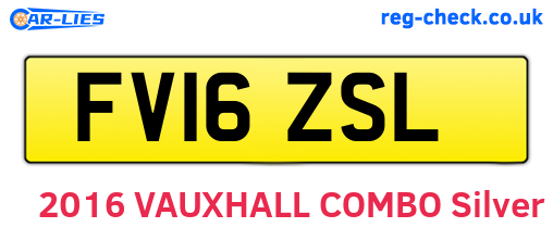 FV16ZSL are the vehicle registration plates.