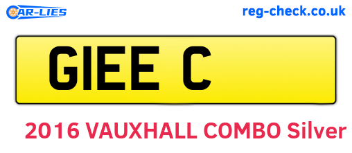 G1EEC are the vehicle registration plates.