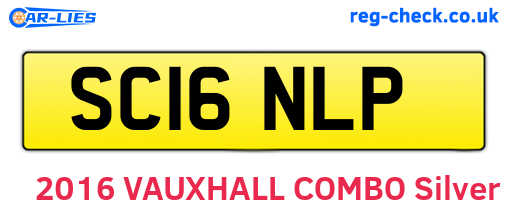 SC16NLP are the vehicle registration plates.