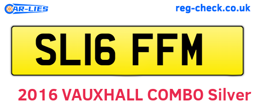 SL16FFM are the vehicle registration plates.