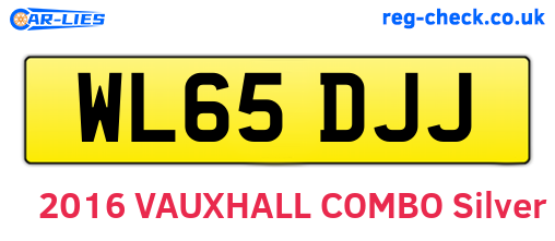 WL65DJJ are the vehicle registration plates.