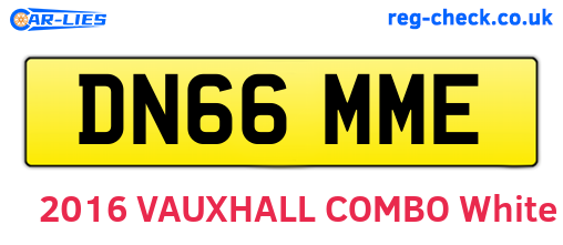 DN66MME are the vehicle registration plates.