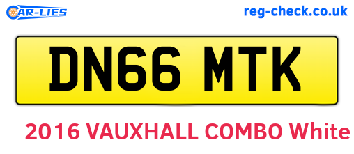 DN66MTK are the vehicle registration plates.