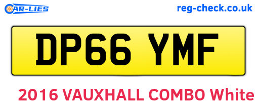 DP66YMF are the vehicle registration plates.