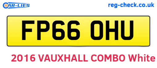 FP66OHU are the vehicle registration plates.