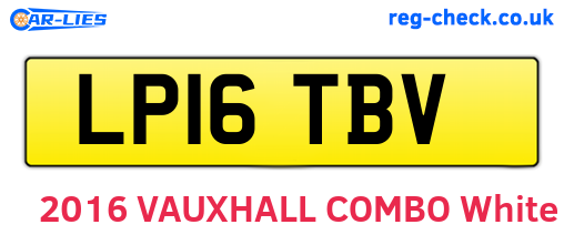 LP16TBV are the vehicle registration plates.