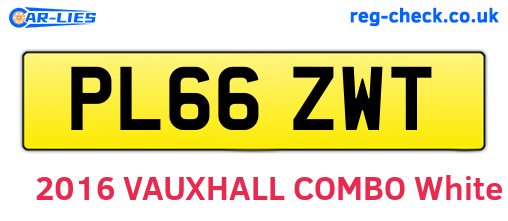 PL66ZWT are the vehicle registration plates.
