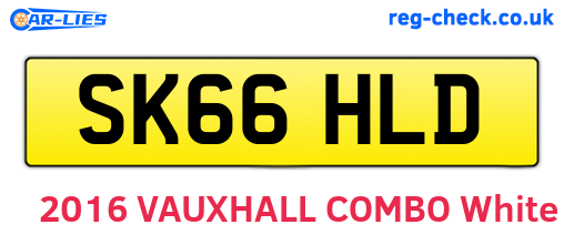 SK66HLD are the vehicle registration plates.