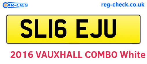 SL16EJU are the vehicle registration plates.