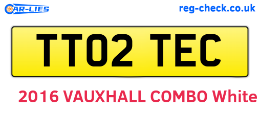 TT02TEC are the vehicle registration plates.