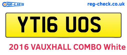 YT16UOS are the vehicle registration plates.