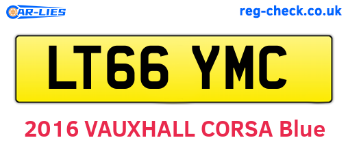 LT66YMC are the vehicle registration plates.
