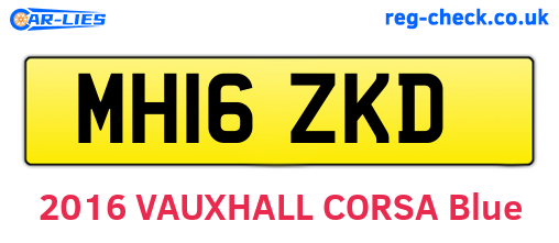 MH16ZKD are the vehicle registration plates.