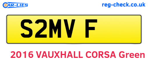 S2MVF are the vehicle registration plates.