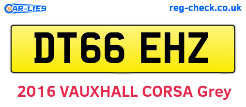 DT66EHZ are the vehicle registration plates.