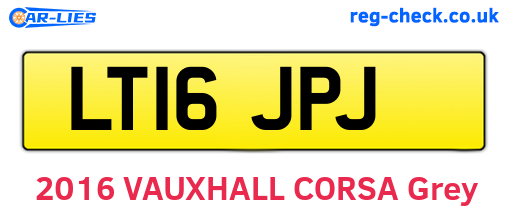 LT16JPJ are the vehicle registration plates.