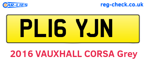 PL16YJN are the vehicle registration plates.