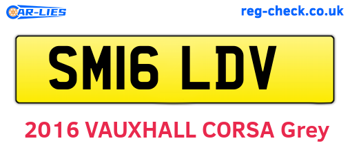 SM16LDV are the vehicle registration plates.