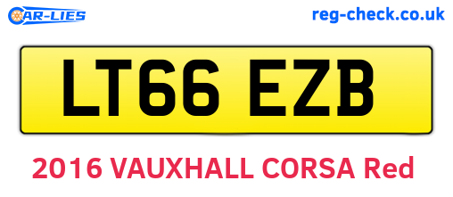 LT66EZB are the vehicle registration plates.