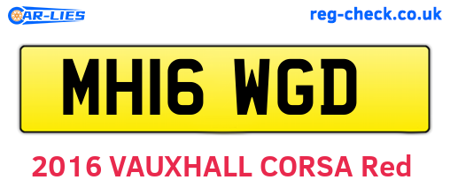 MH16WGD are the vehicle registration plates.