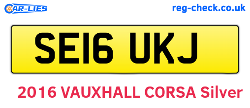 SE16UKJ are the vehicle registration plates.
