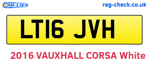 LT16JVH are the vehicle registration plates.