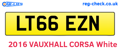LT66EZN are the vehicle registration plates.