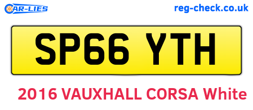 SP66YTH are the vehicle registration plates.
