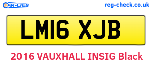 LM16XJB are the vehicle registration plates.