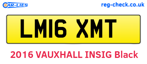 LM16XMT are the vehicle registration plates.