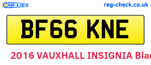 BF66KNE are the vehicle registration plates.