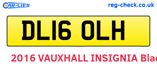 DL16OLH are the vehicle registration plates.