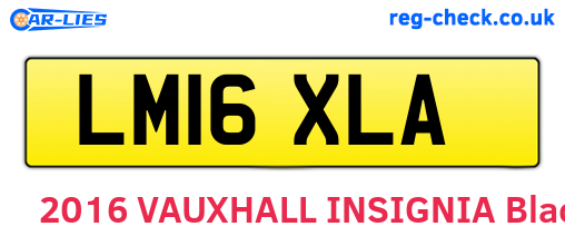 LM16XLA are the vehicle registration plates.