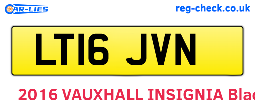 LT16JVN are the vehicle registration plates.