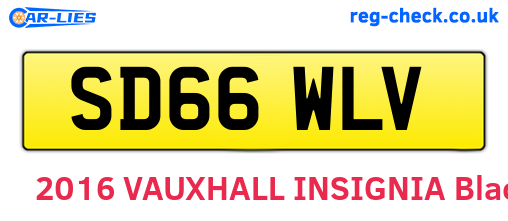 SD66WLV are the vehicle registration plates.