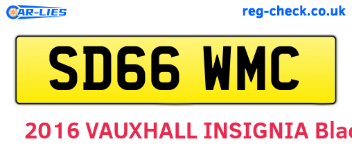 SD66WMC are the vehicle registration plates.