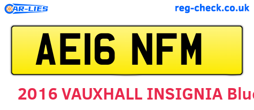AE16NFM are the vehicle registration plates.