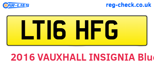 LT16HFG are the vehicle registration plates.