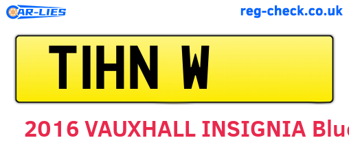 T1HNW are the vehicle registration plates.