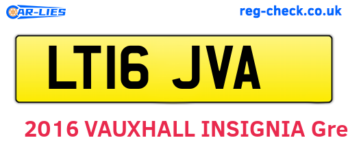 LT16JVA are the vehicle registration plates.