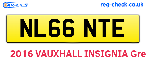 NL66NTE are the vehicle registration plates.