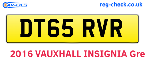 DT65RVR are the vehicle registration plates.
