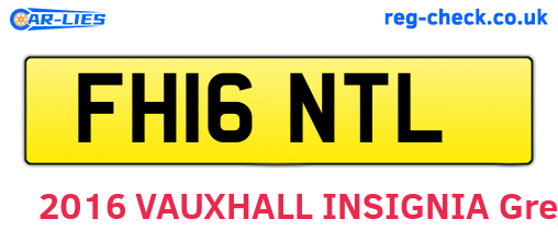 FH16NTL are the vehicle registration plates.
