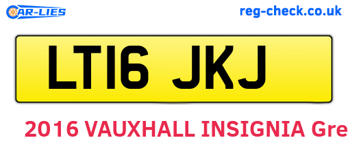 LT16JKJ are the vehicle registration plates.