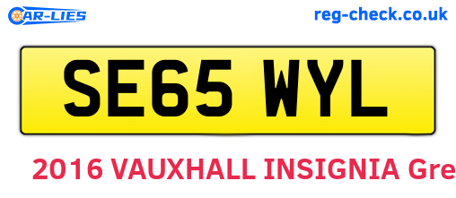SE65WYL are the vehicle registration plates.
