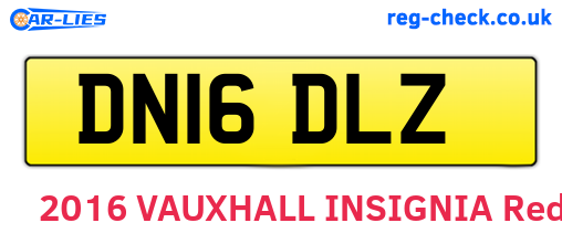 DN16DLZ are the vehicle registration plates.