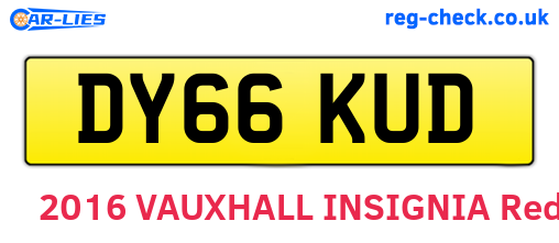 DY66KUD are the vehicle registration plates.